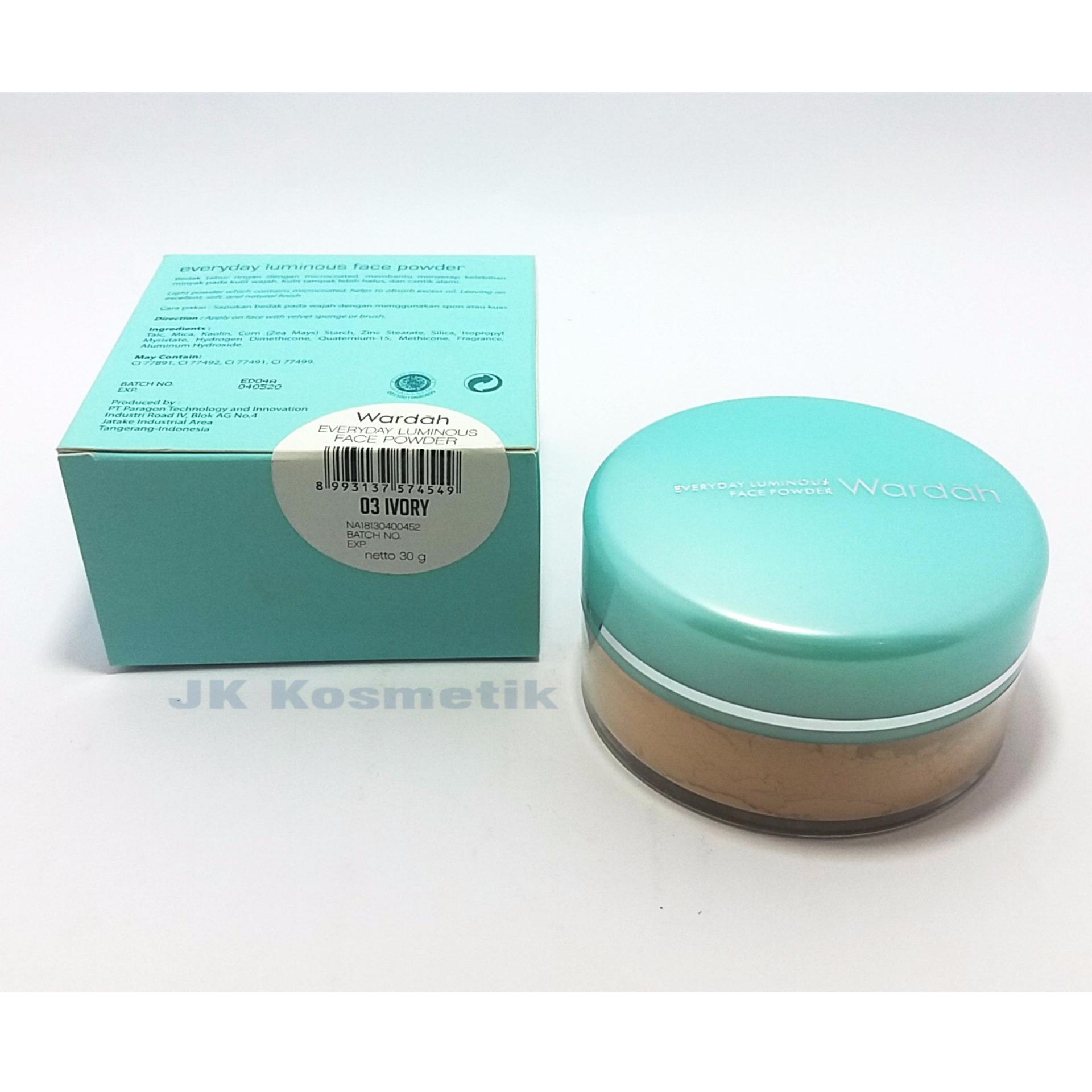 Wardah Luminous Bedak Tabur Face Powder 03 Ivory