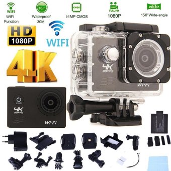 Gambar Waterproof Camera SJ9000 Wifi 4K 30fps Waterproof Camcorder ActionSports Camera with Accessories   intl