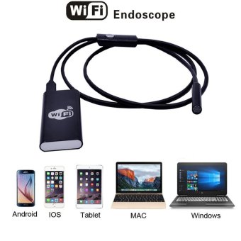 Gambar Wifi Wireless For iPhone Android Endoscope 2.0MP 8mm 1m SnakeCamera Scope   intl