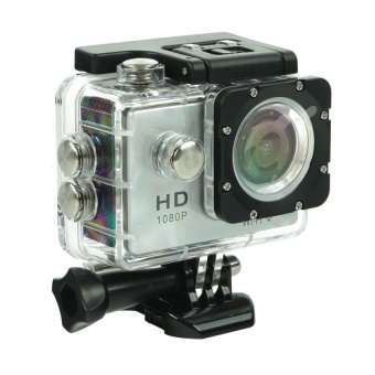 Winliner ACC-S-19 Waterproof Sport Action Camera (Silver) - intl  