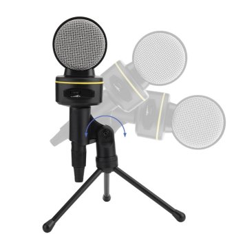 Gambar Wired Stereo 3.5mm Sound Recording Microphone with Tripod   intl