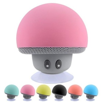 Gambar Wireless Mini Bluetooth Speaker Portable MushroomWaterproofStereoBluetooth Speaker With Mic for Mobile PhoneComputer   intl