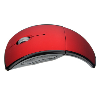 Wireless Mouse Dan Arc Dilipat Lipat USB 2.0 Receiver Untuk Pc Laptop Merah Maret 2019 - 3 Wireless Mouse dan arc dilipat lipat USB 2.0 receiver untuk pc laptop Merah - 3