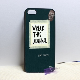 Gambar wreck this journal fashion phone case cover for Apple iPhone 4   4s  intl