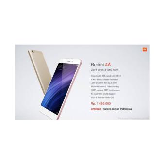 XIAOMI REDMI 4A 2/16 GOLD TERMURAH  