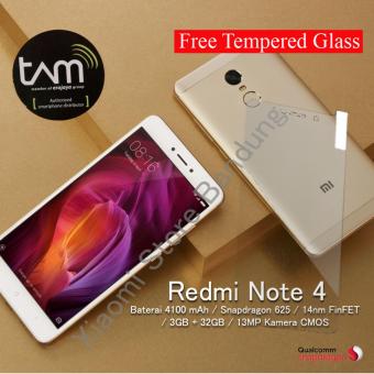 Xiaomi Redmi Note 4 3/32 Snapdargon Garansi Resmi TAM +Free Temperd Glass  