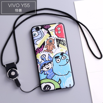 Gambar Y55a Y55a Kartun Penurunan Silikon Drop Semua Termasuk Pelindung Shell Handphone Shell