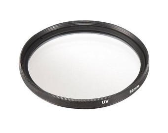 Gambar yeopor Black Universal Aluminum Alloy 55mm UV Protection Filter forDigital SLR Camera   intl