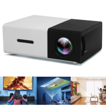 Gambar YG300 Mini Projector 400 600LM 3.5mm Audio 320 x 240 Pixels HDMIUSB Home Portable Media Player   intl