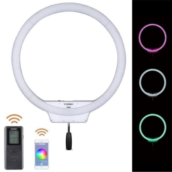 Gambar Yongnuo Wireless Control Dual Color YN608 RGB LED 5500K SMDRingLight For Selfie Beauty Makeup Photography   intl