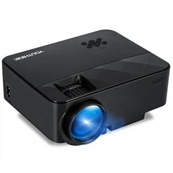 Gambar YOUTHINK umens LED Video Projector Support 1080P Mini Portable for PC Laptop iPhone Andriod Smartphone,Ideal for Home Cinema Theater,Full HD Games and Outdoor Movie Night