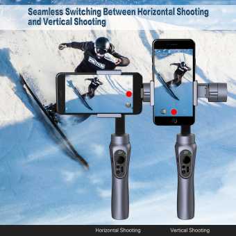 Zhiyun Smooth-Q 3-Axis Handheld Gimbal Stabilizer Wireless Control Vertical & Horizontal Shooting Panorama Mode for Smartphone 3.5\\\