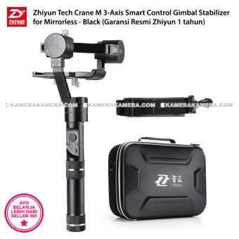 Zhiyun Tech Crane M 3-Axis Smart Control Gimbal Stabilizer for Mirrorless Canon Nikon Sony Fujifilm Panasonic GoPro Brica (Garansi Resmi Zhiyun 1 tahun)