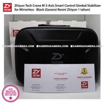 Zhiyun Tech Crane M 3-Axis Smart Control Gimbal Stabilizer for Mirrorless Canon Nikon Sony Fujifilm Panasonic GoPro Brica (Garansi Resmi Zhiyun 1 tahun)