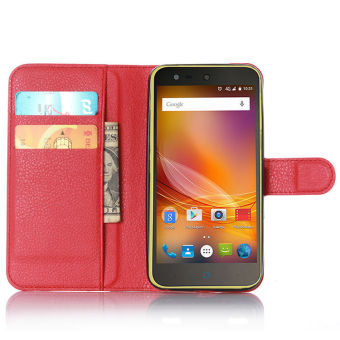 Gambar Zte x5 x5 timbul dompet pelindung lengan telepon shell