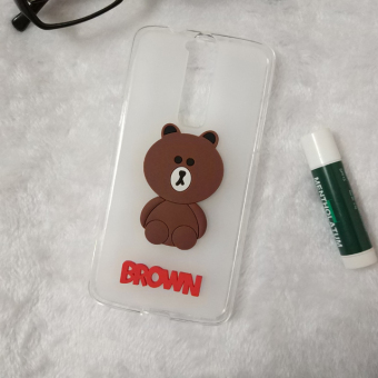 Gambar Zte zte b2015 lucu silikon penurunan resistensi soft cover shell telepon