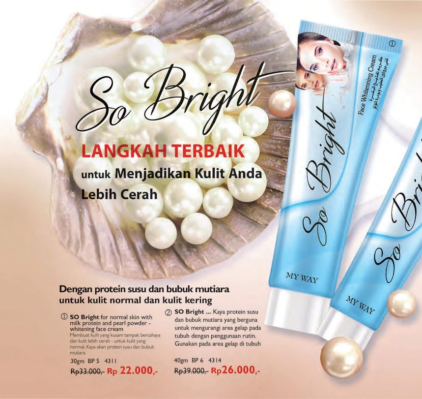 so bright face whitening cream