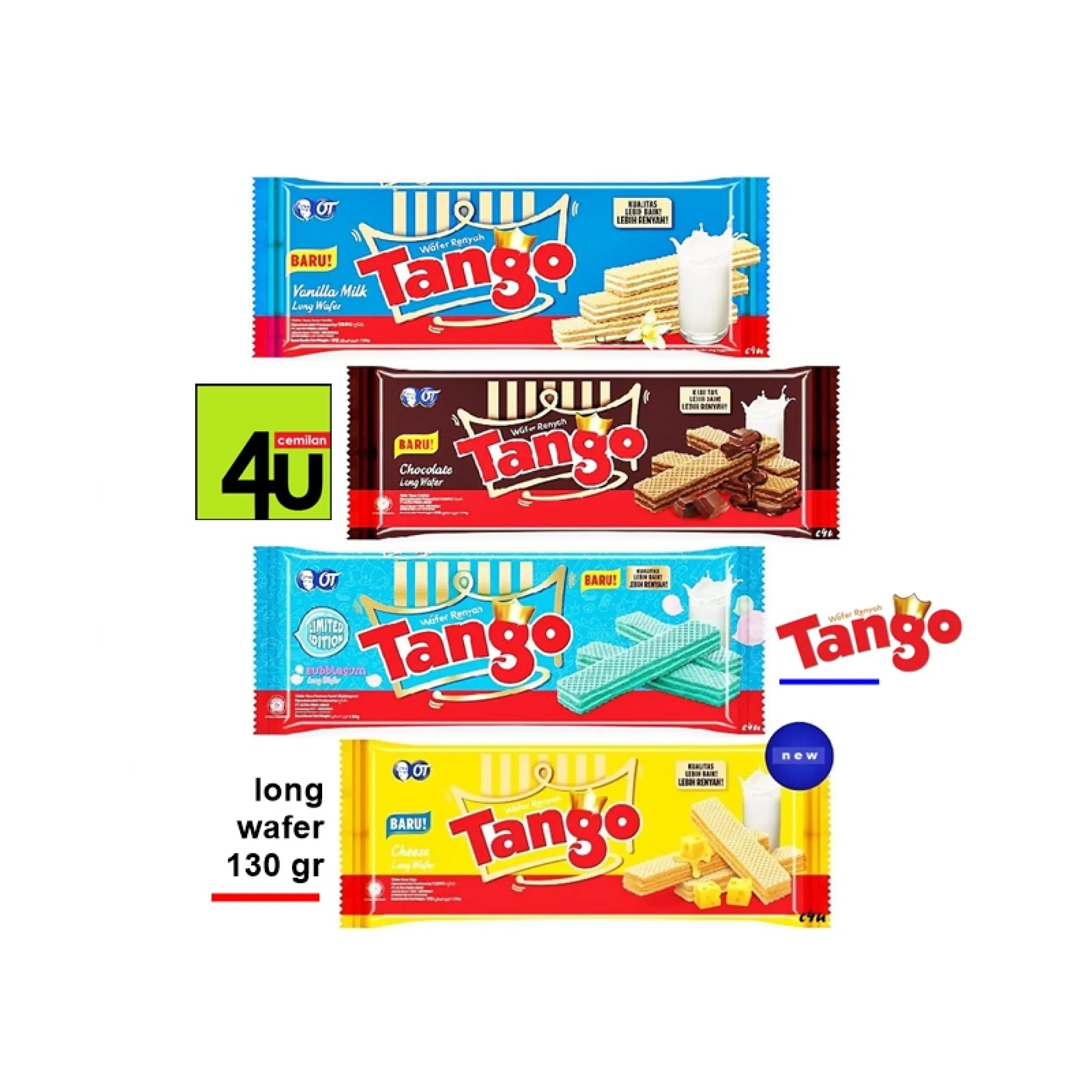 Tango Long Wafer Chocolate 130 Gr Lazada Indonesia