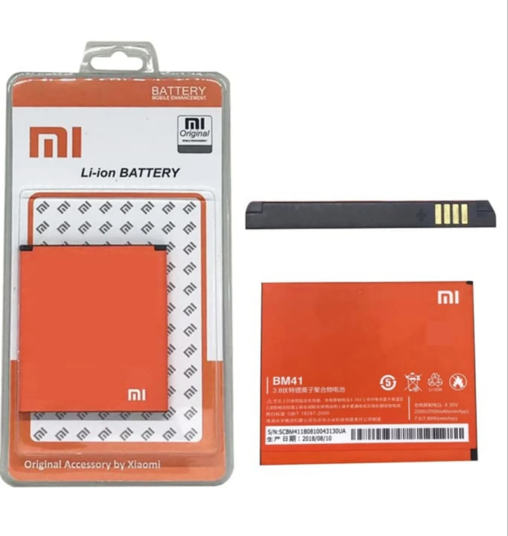 Baterai Xiaomi Redmi 1s Bm41 Original Batre Bm 41 Battery Batrei Batere Lazada Indonesia