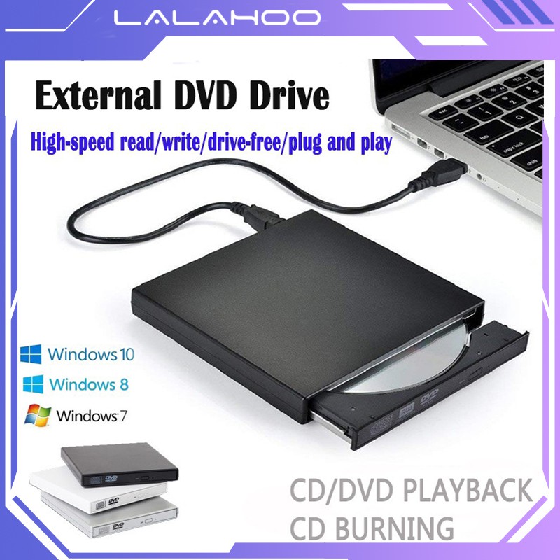 external dvd player for laptop how to plug and play