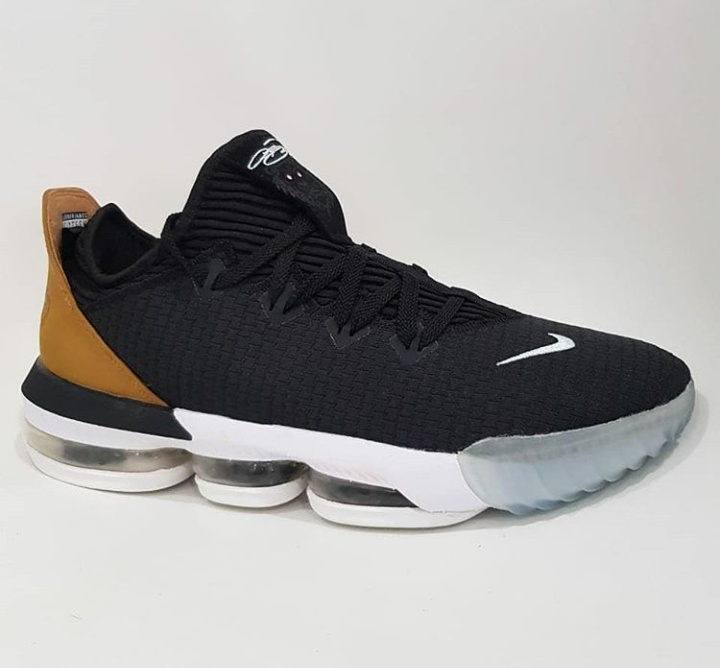lebron james 16 black and gold