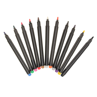 11 Colors Non-toxic Crayon Pastels Drawing Pens DIY Clothes Shoes Florescent Sky Blue - Intl November 2018 - 3 11 Colors Non-toxic Crayon Pastels Drawing Pens DIY Clothes Shoes Florescent Sky Blue - intl - 3