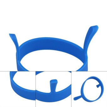 1pc Round Silicone Fried Egg Tool Pancake Mould Ring Poacher (Blue) - Intl Juni 2018 - 3 1pc Round Silicone Fried Egg Tool Pancake Mould Ring Poacher (Blue) - intl - 3