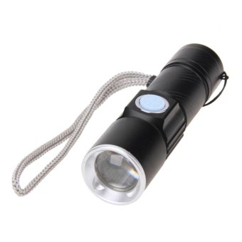2000LM LED Light Tactical Rechargeable Mini USB Flashlight Torch(Black) - Intl April 2018 - 4 2000LM LED Light Tactical Rechargeable Mini USB Flashlight Torch(Black) - intl - 4