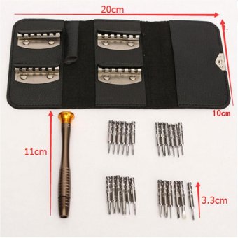 25 In 1 Screwdriver Wallet Set Multi Repair Screwdrivers Tools KitFits For IPhone PC Laptop - Intl Juni 2018 - 2 25 in 1 Screwdriver Wallet Set Multi Repair Screwdrivers Tools KitFits for iPhone PC Laptop - intl - 2