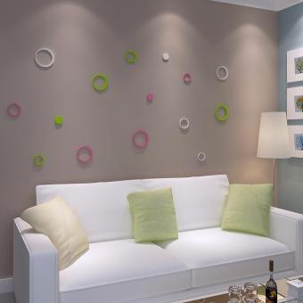 3D Wall Sticker - Model BULAT Bahan Kayu Ringan Desember 2018 - 3 3D Wall Sticker - Model BULAT bahan kayu ringan - 3