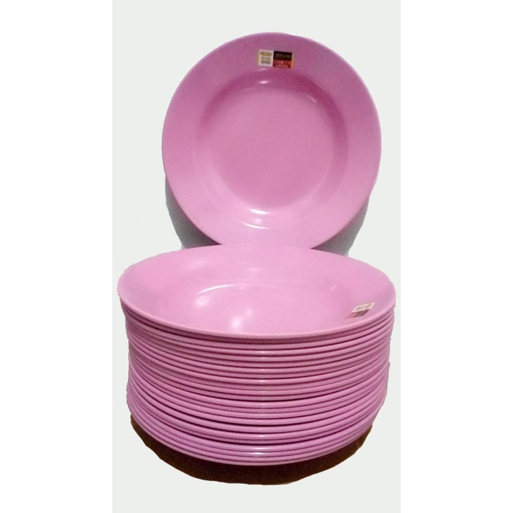 [5 Pcs] Piring Melamin Piring Makan Ukuran 9 Inch Golden Dragon P0109 [Free 1 pcs]