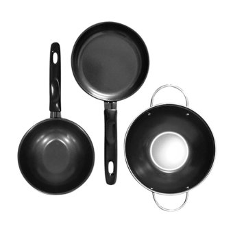 Ah Cookware Set Alat Masak 3 Buah Lazada Indonesia Ah Cookware Set Alat Masak 3 Buah