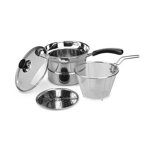 Best Seller  Deep Fryer Multifungsi 3 in 1 - Stainless