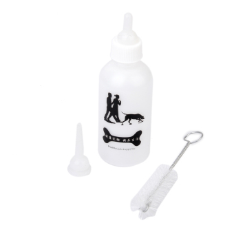 Gambar BolehDeals 50 ml susu menyusui hewan peliharaan kucing anjingtangan botol asi kecil untuk bayi hewan peliharaan