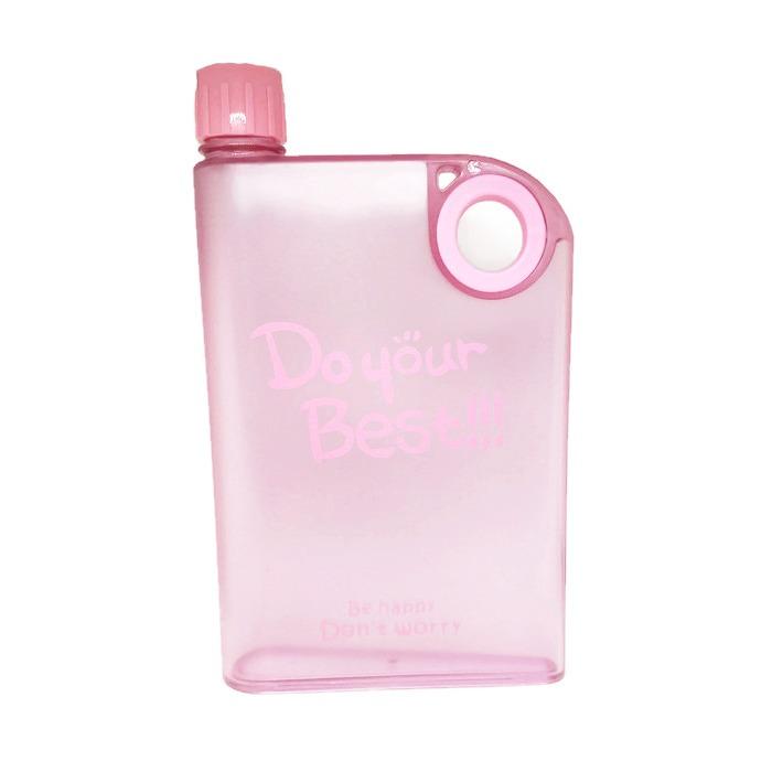 Botol Minum Memo Do Your Best A5 (Dove) - Botol Minum Unik