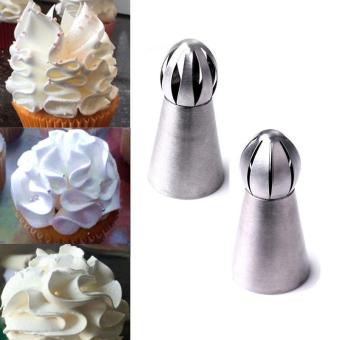 BUYINCOINS Rusia Terbaru Lapisan Es Pipa Nozel Fondant Cupcake KueTips Membuat Kue # Alat 1 - No100 Juli 2019 - 2 BUYINCOINS Rusia terbaru lapisan es pipa nozel Fondant Cupcake kueTips membuat kue # alat 1 - No100 - 2