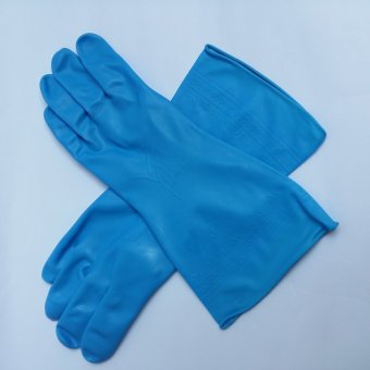 Comet Sarung Tangan PVC 30 Cm Unliner - Biru Juni 2018 - 3 Comet Sarung Tangan PVC 30 Cm Unliner - Biru - 3