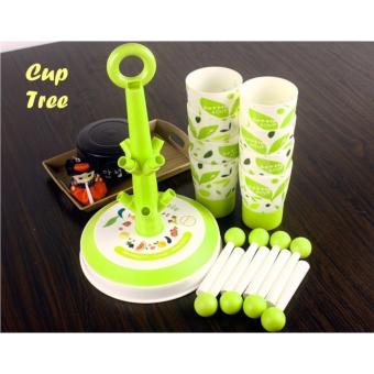 Cup Tree Isi 8 Gelas + 1 Holder Set Gelas Berbentuk Pohon Januari 2019 - 3 Cup Tree Isi 8 Gelas + 1 Holder Set Gelas Berbentuk Pohon - 3