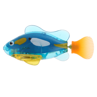 Diaktifkan Charger Bertenaga ikan Robot Mainan 4