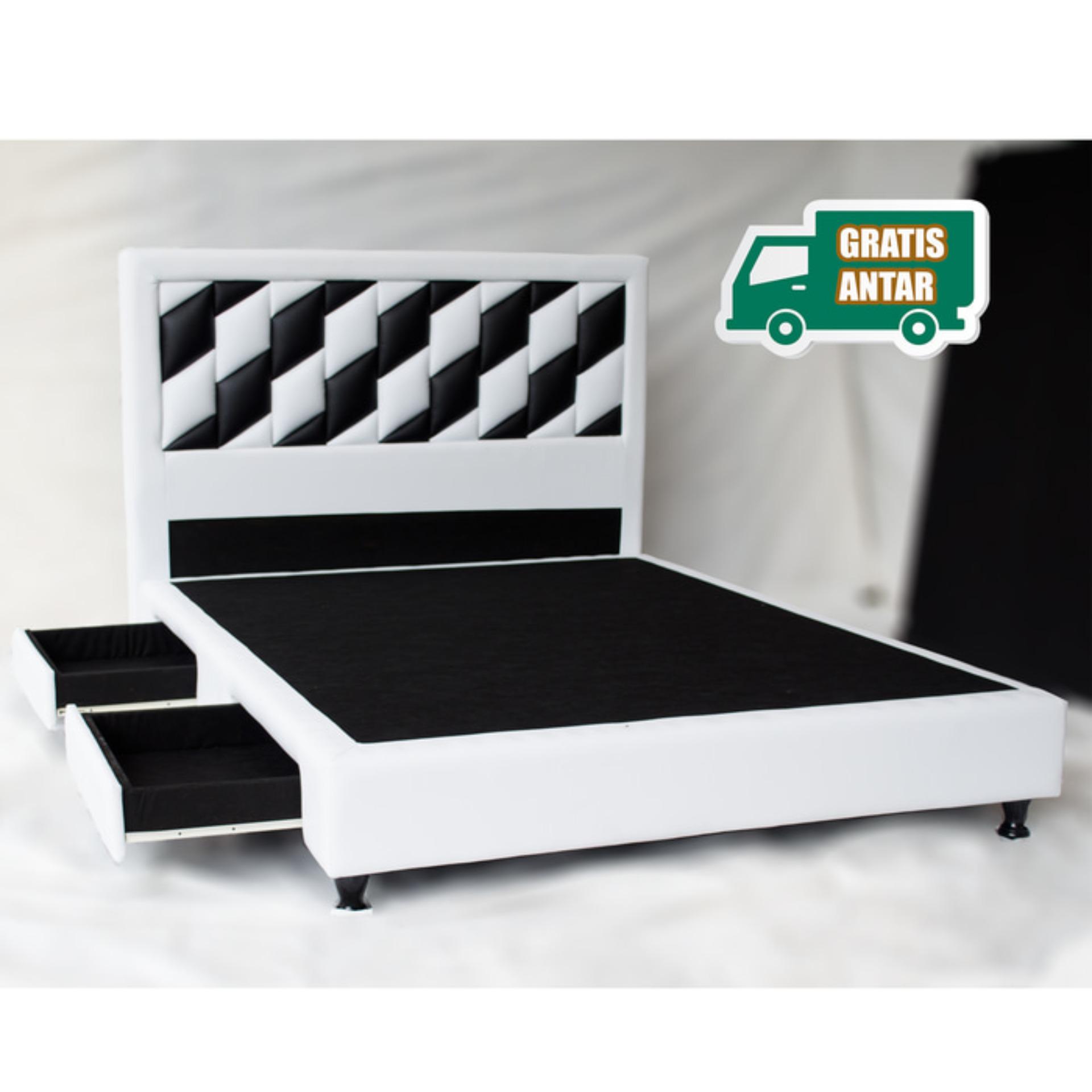 Dipan Divan Laci tempat tidur untuk kasur dan springbed (SB04) 160 Dipan Divan Laci tempat tidur untuk kasur dan springbed (SB04) 160