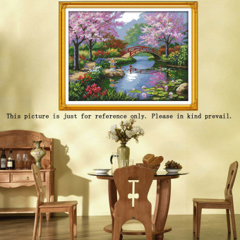 Diseduh Sendiri Buatan Tangan Sulaman Menghitung Cross Stitch Kit Set Bordir 14 Karat Pemandangan Indah Park Pola Lintas Jahitan 57 Cm X 45 Cm Dekorasi Rumah Juli 2019 - 2 Diseduh sendiri buatan tangan sulaman menghitung Cross Stitch Kit Set bordir 14 karat pemandangan indah Park pola lintas jahitan 57 cm x 45 cm dekorasi rumah - 2