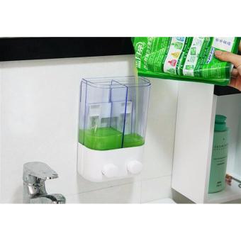 Dispenser Sabun 2 Tabung T02 Bisa Untuk Tempat Shampoo & SabunMandi Pebruari 2019 - 3 Dispenser Sabun 2 Tabung T02 Bisa Untuk Tempat Shampoo & SabunMandi - 3