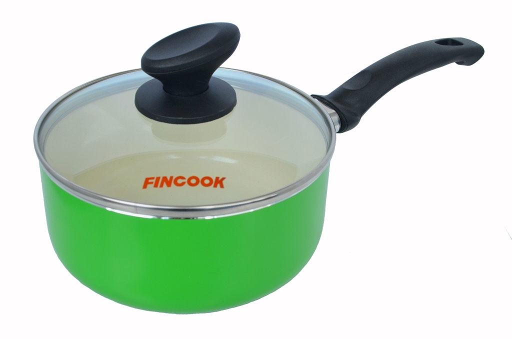 Fincook Ceramic Sauce Pan CSP-1803 - 18cm - Hijau