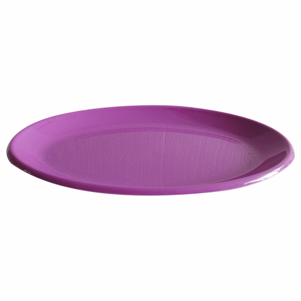 Golden Sunkist - Piring Ikan Oval Plastik - Ungu