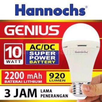 Hannochs Lampu LED Emergency Genius/ Touch Lamp 10 Watt Oktober 2018 - 2 Hannochs Lampu LED Emergency Genius/ Touch Lamp 10 Watt - 2