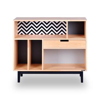 IFurnholic CHEVRO Sideboard Open Shelf - Tempat Penyimpanan / Rak - Coklat Kayu - Gratis Pengiriman Pulau Jawa Dan Denpasar Juli 2018 - 5 iFurnholic CHEVRO Sideboard Open Shelf - Tempat Penyimpanan / Rak - Coklat Kayu - Gratis Pengiriman Pulau Jawa dan Denpasar - 5