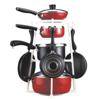 Spek Dan Harga Eigia Portabel Pan Tree Rak Panci Dapur Holder Eigia Portabel Pan Tree Rak Panci Dapur Holder Organizer Rapi Menyusun Peralatan Masak Teflon Teko Piring
