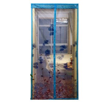 JOJO Tirai Pintu Magnet E Biru Anggrek .
