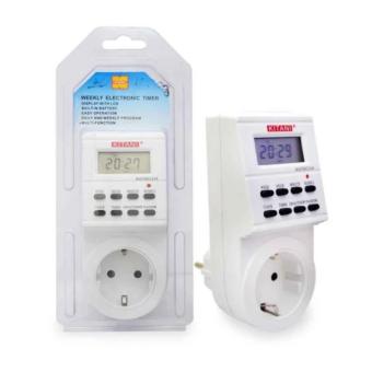 Kitani Digital Stop Kontak On/Off Otomatis Program Electronic Timer 24 Jam