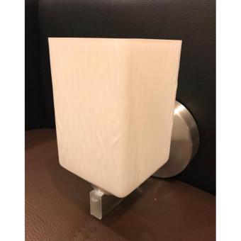 Lampu Dinding -Tembok - Kotak Kaca Alumunium - LD 015